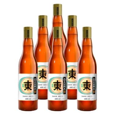 Imagem de Saquê Azuma Comum Sake Seco 600ml 6 Unidades