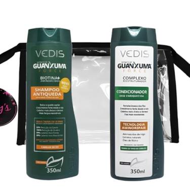 Imagem de Kit Anti Queda Shampoo Cabelo Seco Guanxuma & Condicionador Cabelos Volumosos, Fortes e Resistentes