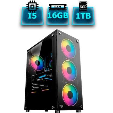 Imagem de Pc Desktop Gamer Rapido Intel I5 8 16gb Ddr4 Ssd 1tb Wifi