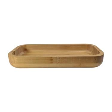 Imagem de Bandeja Gamela Retangular Funda Bambu Para Café Na Cama Grande Ou Pequena (Funda 24cm)