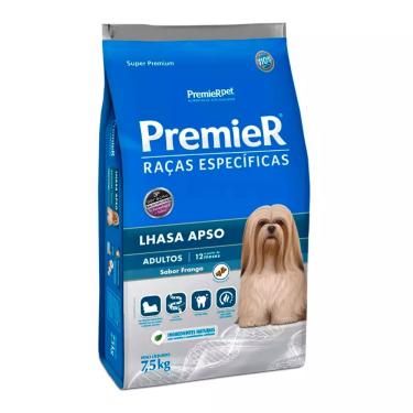 Imagem de Ração Premier Raças Específicas Lhasa Apso Cães Adultos Frango 7,5kg