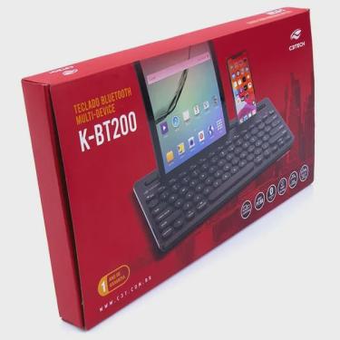 Imagem de Teclado sem Fio bt + rc/nano K-BT200BK C3 tech