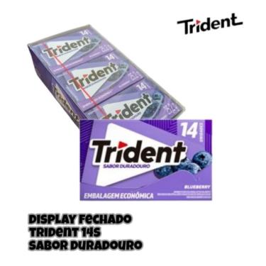 Imagem de Chiclete Trident Blueberry 14s Caixa c/12 unidades
