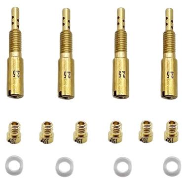 Imagem de Kit de jato de carburador adequado para 2001-2005 Yamaha Raptor 660R YFM660R Multi Stage Main Jet Kit 4pcs Slow Pilot Jets 6pcs Main Jets