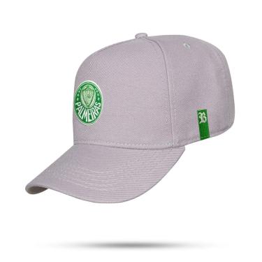 Imagem de Boné Palmeiras Cinza Escudo Snapback Blck Brasil