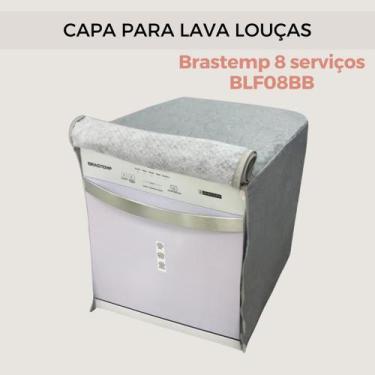 Imagem de Capa lava louças brastemp 8 serv. bfl08bb impermeável flex - Clean Cap