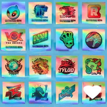 Imagem de Conjunto de adesivos periféricos 2022 Rio Major, 2021 Antuérpia csgo Titan