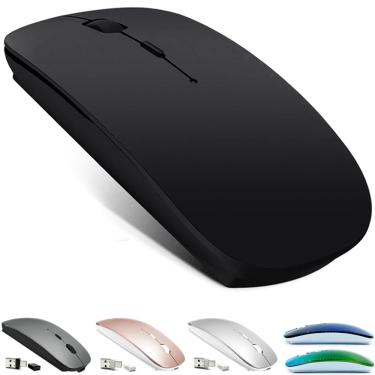 Imagem de Mouse Bluetooth klo recarregável para MacBook preto