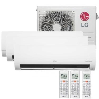 Imagem de Ar-Condicionado Multi Split Tri Split Inverter LG 24000 BTUs 3X9000 Quente e Frio 220V A3UW24GFA2.AWGZBRZ