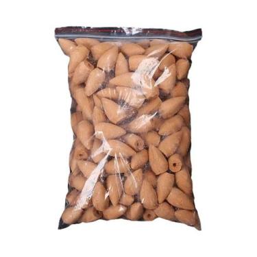 Imagem de Cones de Incenso Naturais com Refluxo de Fumaça em Cascata - Vários Pe