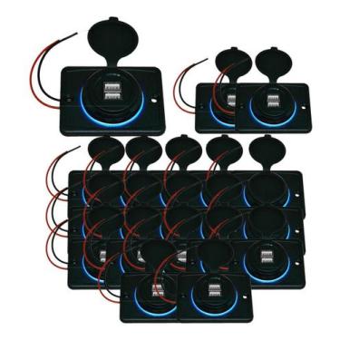 Imagem de Tomada Usb Veicular Carregador Automotivo 20 Unidades - Roadstar