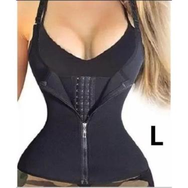 Imagem de Cinta Modeladora Dupla Ajustável Feminina Alça Reduz e Afina Cintura -