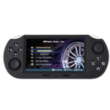 Imagem de Jogador de Jogos Portáteis de Mão Retro de 64 GB, 4,5 Polegadas 854x480 IPS CPU Double Core 2 GB RAM 14 Emuladores Double Player, Suporta Telefone Otg de Videoclipe, Tempo de