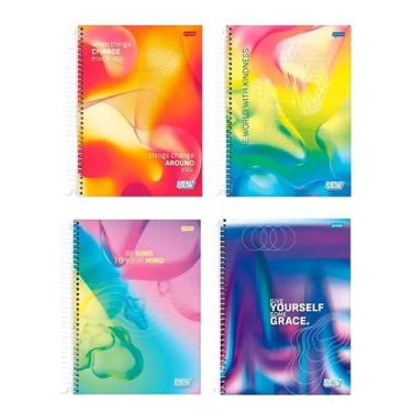 Imagem de Caderno Espiral Universitario 10 Materias 160Fls Energy Color Jandaia 