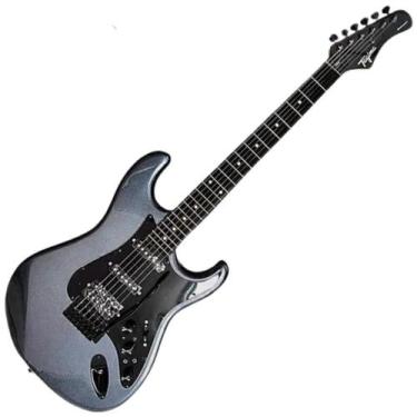 Imagem de Guitarra Strato Cinza Sixmart Mdsv Fx Com Efeitos Tagima