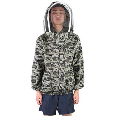 Imagem de Jaqueta Protetora de Apicultor, Jaqueta Com Zíper Duplo, Terno de Apicultor, Suprimentos para Atividades Ao Ar Livre, Poliéster Colorido e Algodão