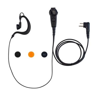 Imagem de KEYBLU Fones de ouvido em forma de G para Motorola CP200d CP100d CP185 RDM2070d CLS1110 CLS1410 RMU2040 RMU2080D - Transmissão de som nítida, módulo de cabo de super força, conector de alta