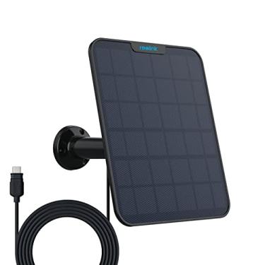 Imagem de Reolink Fonte de alimentação de painel solar para câmera de segurança IP recarregável sem fio para ambientes externos, reolink, Go/Argus Eco/Argus 2/Argus Pro/Argus PT