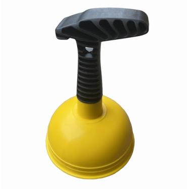 Imagem de Cuzlarmul Desentupidor de pia, atualização 2023 maior, fácil de usar, mini êmbolo com cabo curto, ferramenta poderosa de desentupimento de êmbolo para pia de cozinha, chuveiro, ralos de banheiro, banheiro (16,3 x 4,8 x 3,1 polegadas)