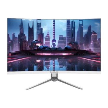 Imagem de Monitor Gamer Eras 27 Curvo Full Hd 100hz 3ms 8-bits Branco Bluecase -