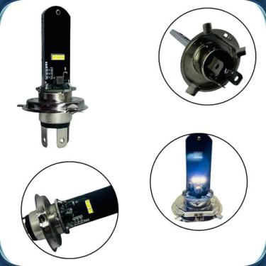 Imagem de Lâmpada Led H4 Thork 6000k 12v DL 1000 Vstrom 2003 2004 2005 2006 2007