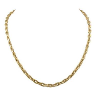 Imagem de Cordão Masculino Cadeado 5.2 Ouro 18k 750 70 Cm Legítimo! - JOIE JOIAS