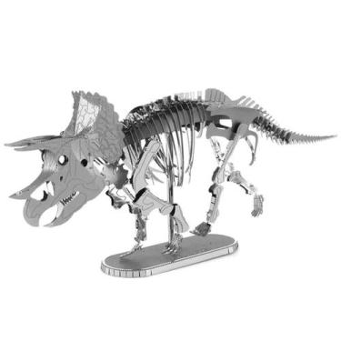 Imagem de Miniatura De Montar Metal Dinossauro Triceratops Skeleton - Metal Eart