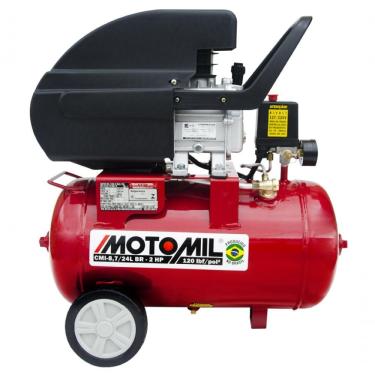 Imagem de Compressor 120Lbs 2Hp 127/220V Hobby Cmi-8,7/24Br Motomil