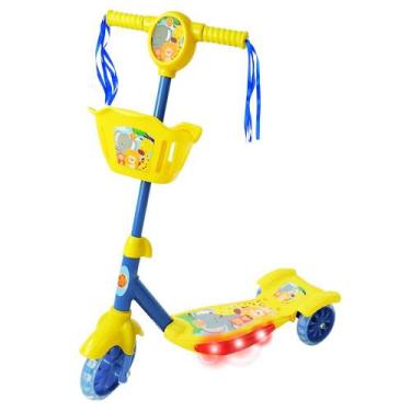 Imagem de Patinete com Cesta Floresta Divertida com Luz e Som - DMTOYS