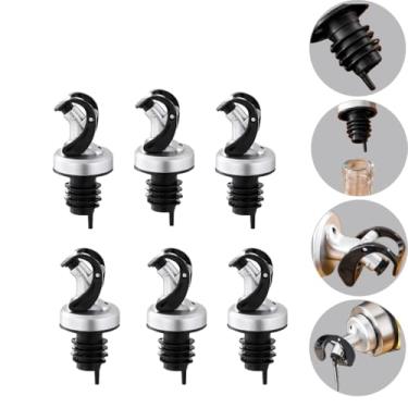 Imagem de Bico Dosador Plástico Para Garrafas Óleo Azeite Vinagre Kit com 6 Unidades