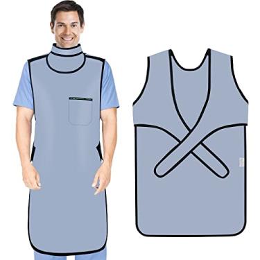 Imagem de faruijie Avental De Chumbo Com Protetor Tireoide - 0,5 Mm Mpb Para Raios-X, Colete Proteção Leve Equivalente Hospitais, Laboratórios E Casas Repouso