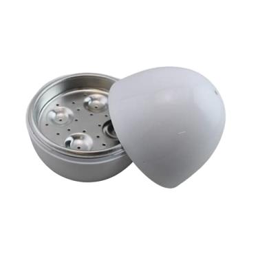 Imagem de Dependable Industries inc. Essentials Ovos Cozidos No Micro-Ondas, Duros Ou Moles, Sem Bpa, Cozinham Até 4 Minutos, Brancos De Qualidade Alimentar