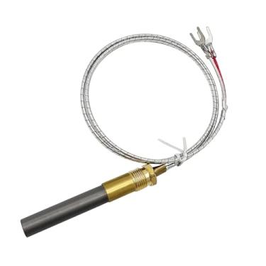 Imagem de LESYAO Termopilha 750Mv Para Lareira A Gás, Geradores Q313A De 24" Compatíveis Com Fogões, Fornos, Lareiras Aquecedores Água, Conjuntos Substituição (Termopilha 24")