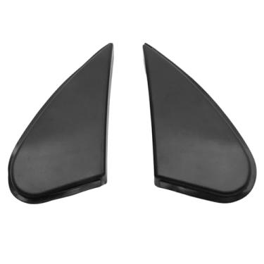 Imagem de Zreneyfex Capa De Acabamento Canto Para-Lama Para Espelho Retrovisor Lateral, 2 Peças, Substituição Triangular Toyota Corolla 2014, 2015, 2016, 60118-02170 60117-02170