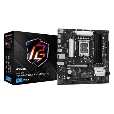 Imagem de ASRock B660M Phantom Gaming 4 - (LGA 1700 DDR4 5333 O.C) - Chipset B660 + Windows 11 Professional