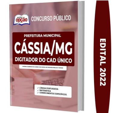 Imagem de Apostila Concurso Cássia Mg - Digitador Do Cad Único - Apostilas Opção