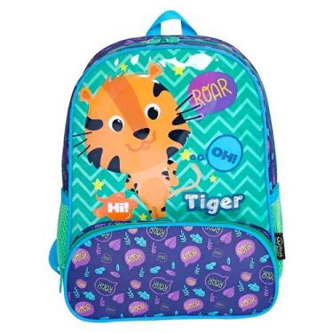 Imagem de Mochila Infantil Bolso Externo Animais Escola Passeio - Innovaree-Comm