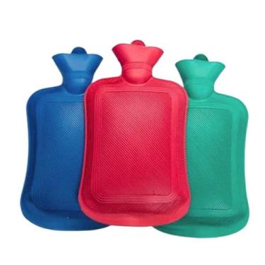 Imagem de Bolsa Água Quente Térmica Borracha Compressa Gelo 2 Litros Cólicas Col