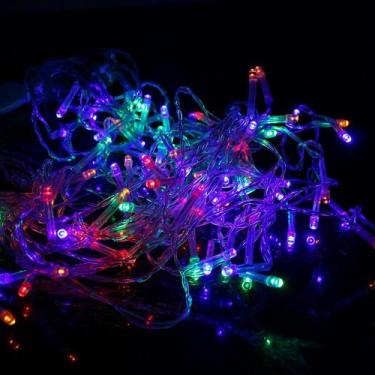 Imagem de Pisca Led Cascata 200L 5M X 70Cm 8 Modos Tomada Natal Ano - Innovaree-