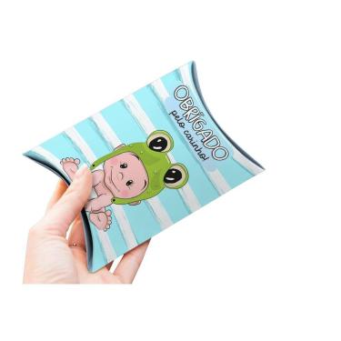 Imagem de 10 Caixinha Bebe Fofo Lembrancinha Maternidade Chá Rifa