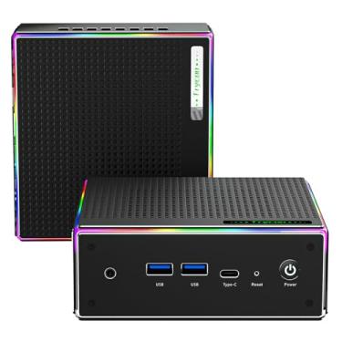 Imagem de Trycoo Mini Pc Ha-4, Minicomputador Amd Ryzen 9 7940Hs (5,2 Ghz) 8C/16T, 32 Gb De Ram Ddr5, Ssd Nvme De 1 Tb, Wifi 6/Bt 5.2/Hd/Dp/Full Function Type-C/Rj45/Tdp De Até 65 W, Suporta 64 Gb De Ram E E