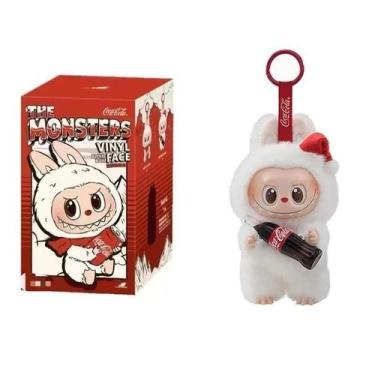 Imagem de Labubu Coca-Cola - Pelúcia Macaron Geração 3 - Tik Tok Chaveiro Box Su