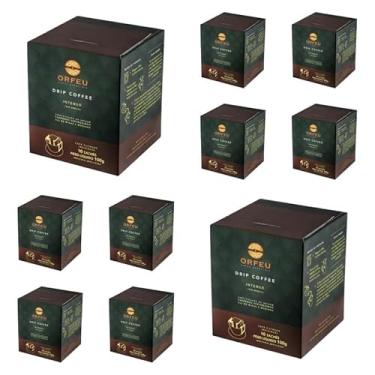 Imagem de Kit 10 Caixas Café Especial Drip Coffee Intenso Orfeu 100 Sachês
