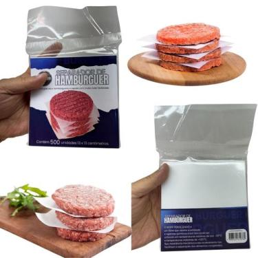 Imagem de Separador de Hambúrguer 13x13cm cm 500 Unidades - ATELLINI