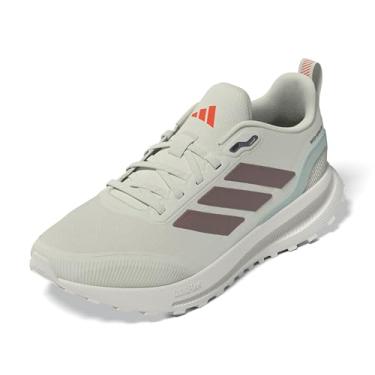 Imagem de adidas Tênis feminino Run Falcon 5 Trail, Alumínia/argila quente/tonelada menta, 39