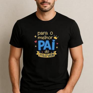 Imagem de Camiseta Masculina Dia Dos Pais Para Melhor Pai Do Mundo - Delite, Pre