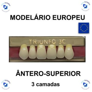 Imagem de Dente Triunfo 3C Anterior Superior - Triunfo - Reaw, T13 Superior Cor 