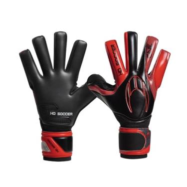 Imagem de Luva de Goleiro HO Soccer One Negative Cor: Preto/Vermelho Tam: 11
