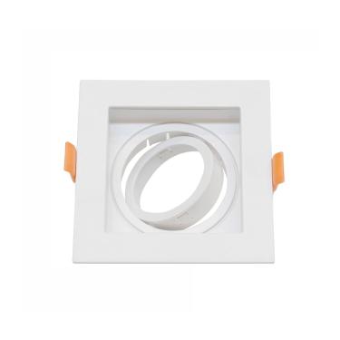 Imagem de Spot Embutir Recuado Dicróica Ar 111 Quadrado Direcionável Branco