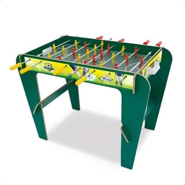 Imagem de Mesa de Pebolim Infantil Futebol de Mesa Super Copa com 2 Bolinhas Mad